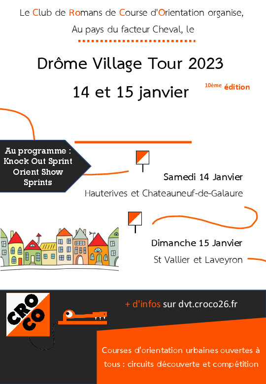 Flyer Drôme Village Tour